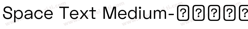 Space Text Medium字体转换